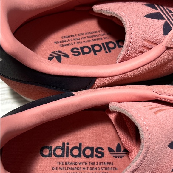 Adidas Gazelle 3 stripe Sneakers shoes pink black lace up men’s size 10.5 JH5388 - Picture 7 of 12